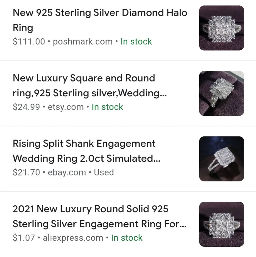 SAVE YOUR MONEY- Rings Jewelry Scammy - Picture 10 of 11